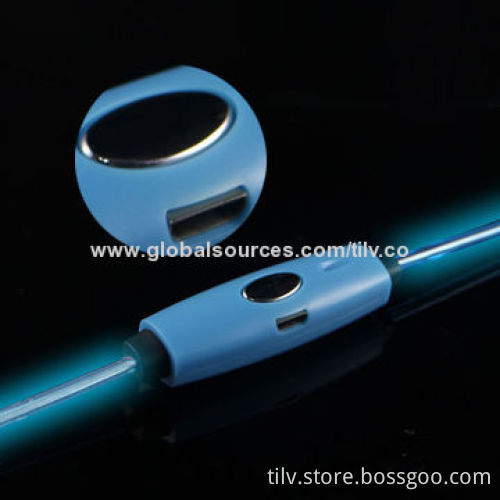 Colorful 3.5mm car aux audio cable for mobile phone